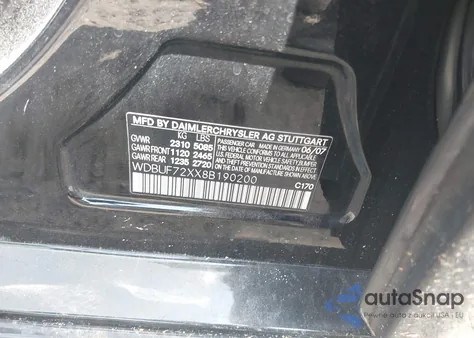 2008 Mercedes-Benz E 550 from USA, damaged, VIN WDBUF72XX8B190200